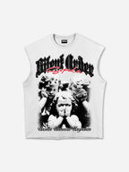 Blind Mute Bound Vintage Angel Graphic Tank Top