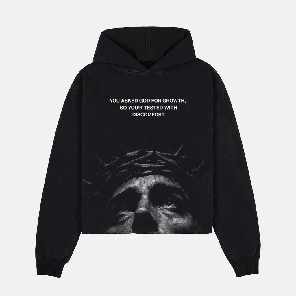 Asked God For Growth Casual Street Hoodie