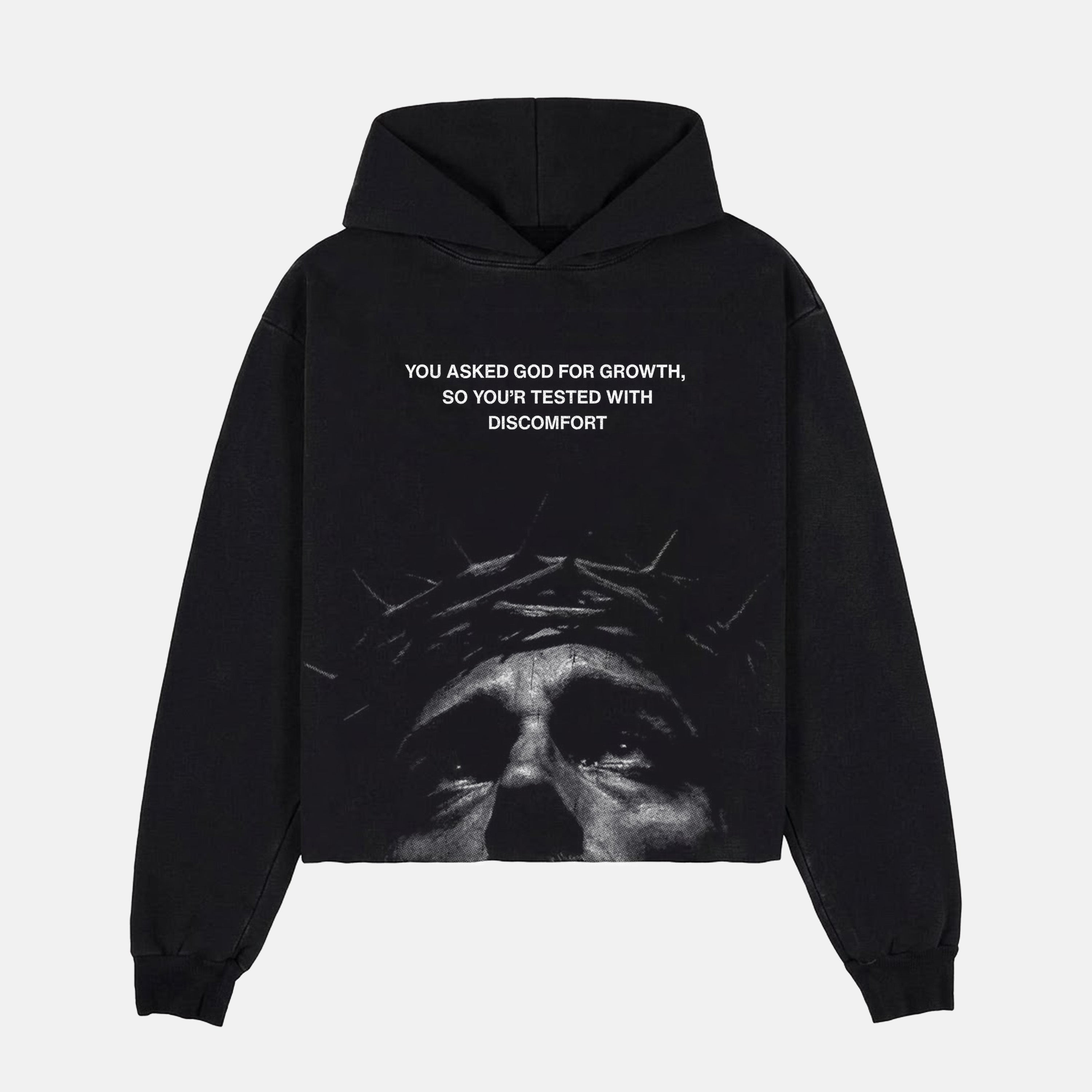 Asked God For Growth Casual Street Hoodie
