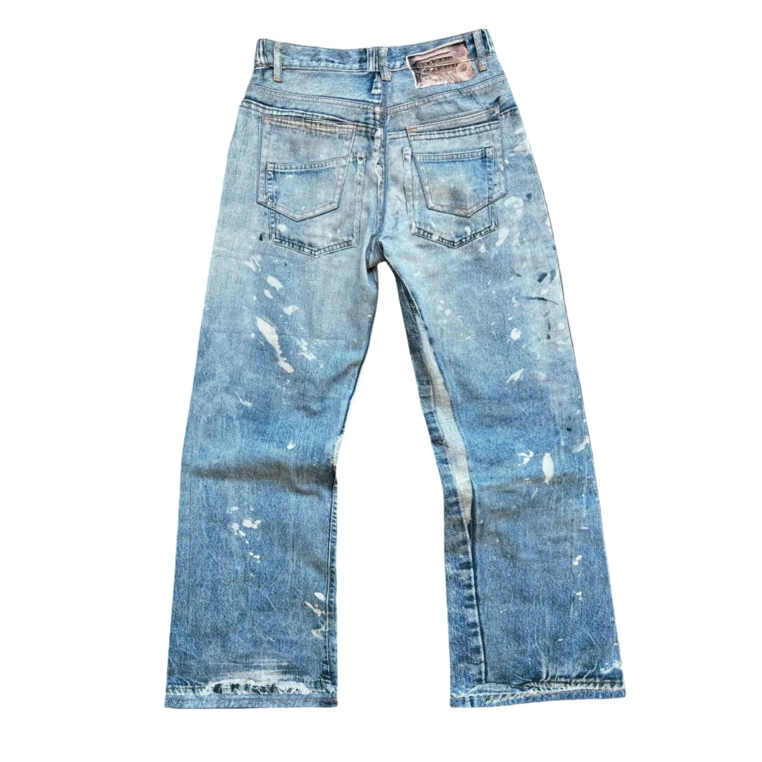 Streetwear Printed Bootcut Denim Baggy Jeans
