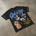 God Is Bigger Vintage Angel Graphic T-shirt
