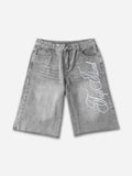 Vintage Washed High Street Distressed Denim Shorts
