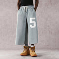 Retro Y2k 5digital Terry Wool Capri Sweatpants