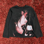 Retro Punk Japanese Character Fashion Long-sleeved T-shirt