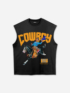Cowboy Rodeo Dreams Print Tank Top