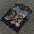 Sopula Don't You Wanna Play Evil Face Graphic Tank Top