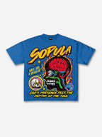 Men's Burning Soul Graphic Casual T-shirt
