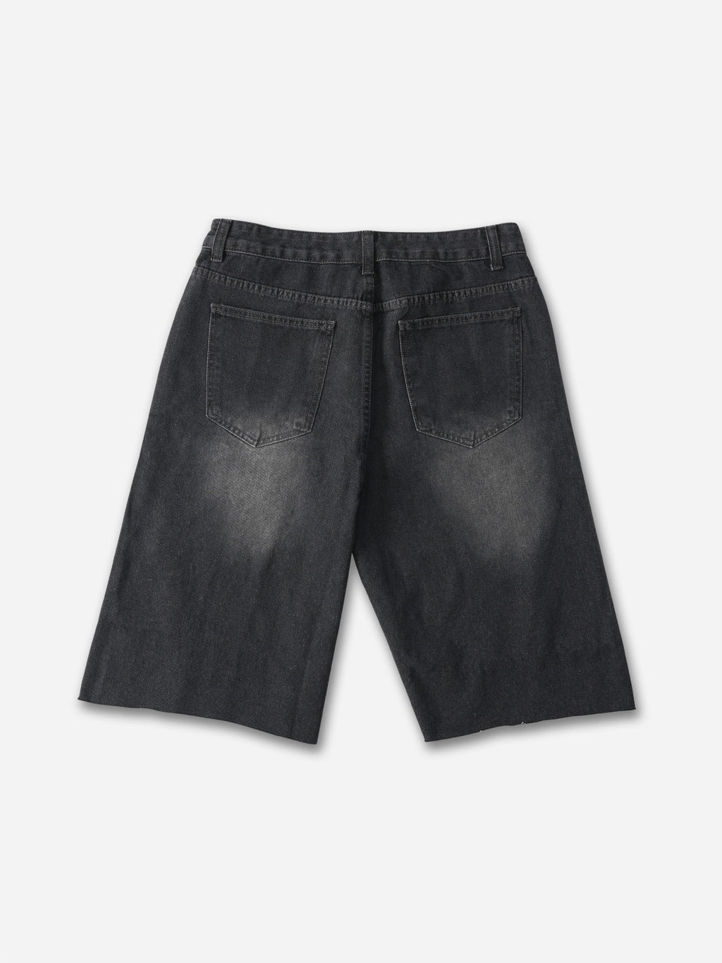 Vintage Washed High Street Distressed Denim Shorts