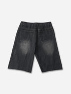 Vintage Washed High Street Distressed Denim Shorts