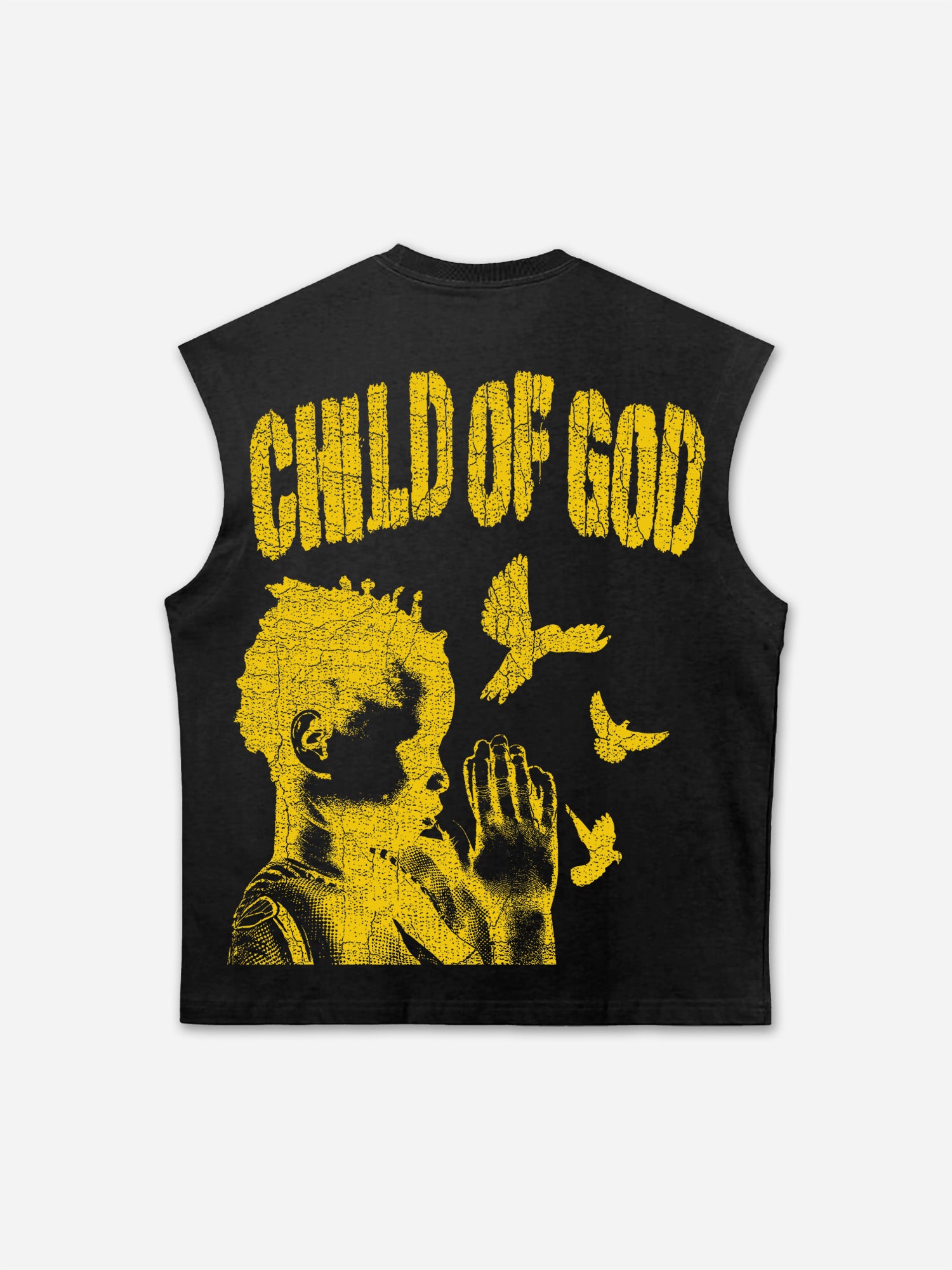 Child Of God Praying For Peace Print Tank Top