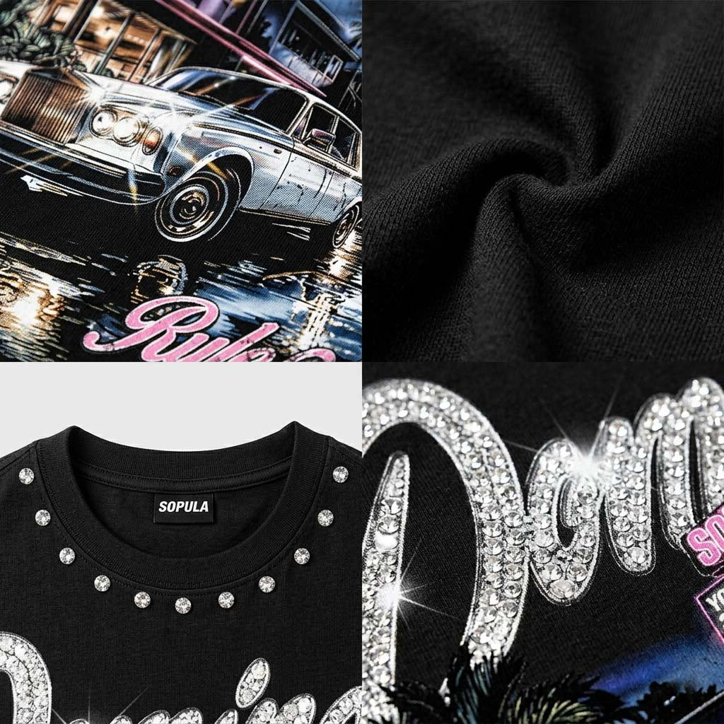 2026 I'm In Charge Vintage Street Graphic Rhinestone Tank Top