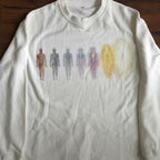 Soul Graffiti Print Cotton Long-sleeved T-shirt