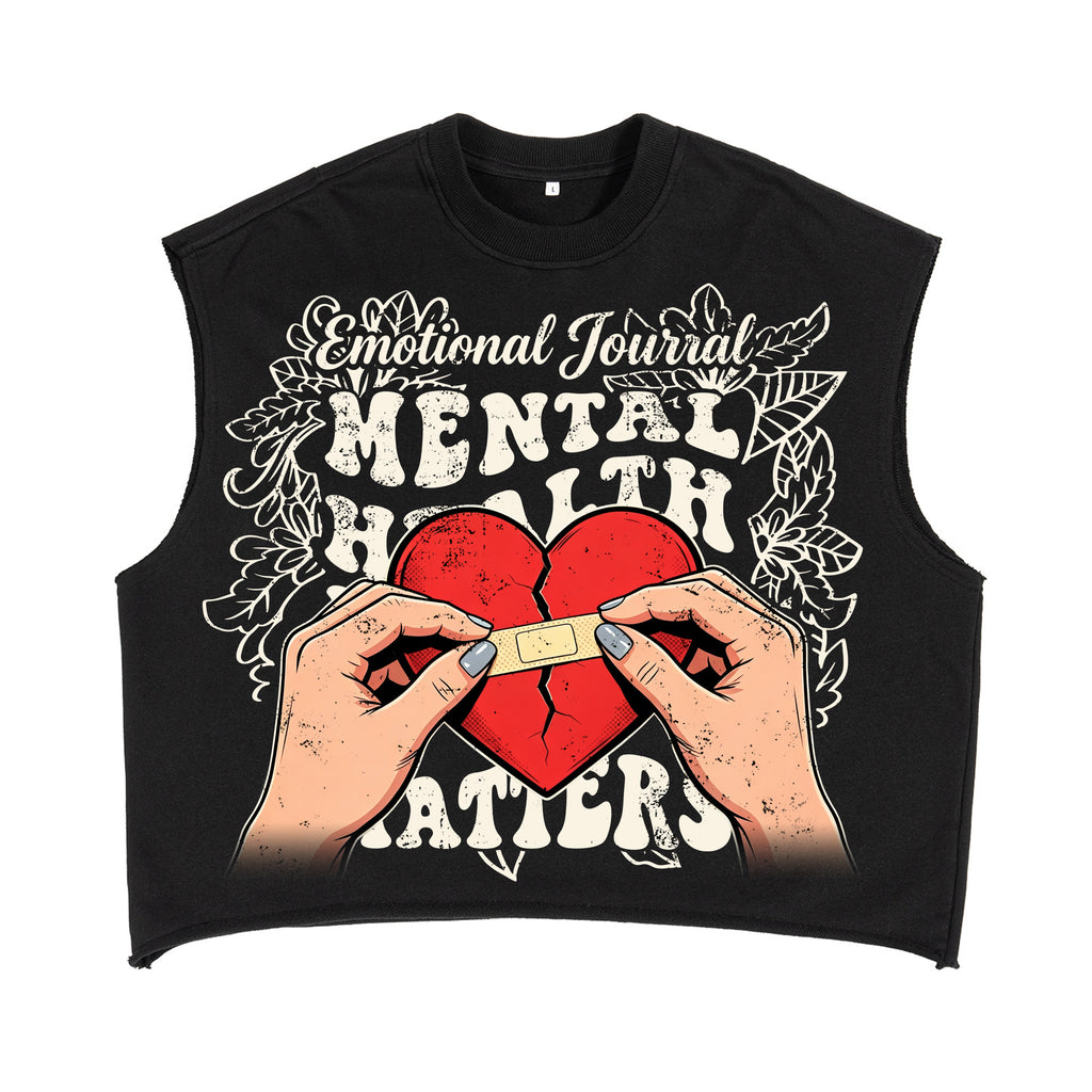 Mental Health Is Of Utmost Importance Graphic Short Tank Top