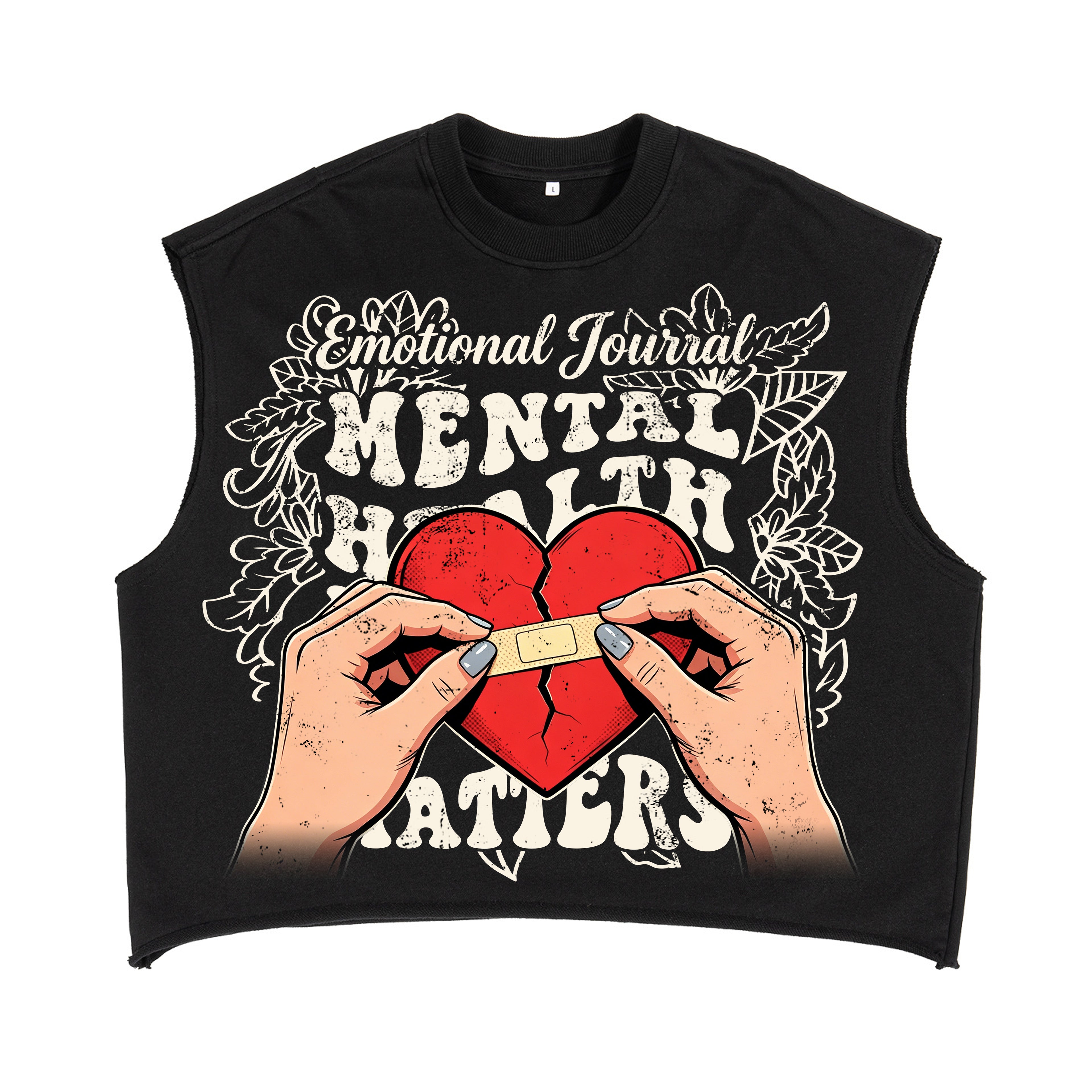 Mental Health Is Of Utmost Importance Graphic Short Tank Top