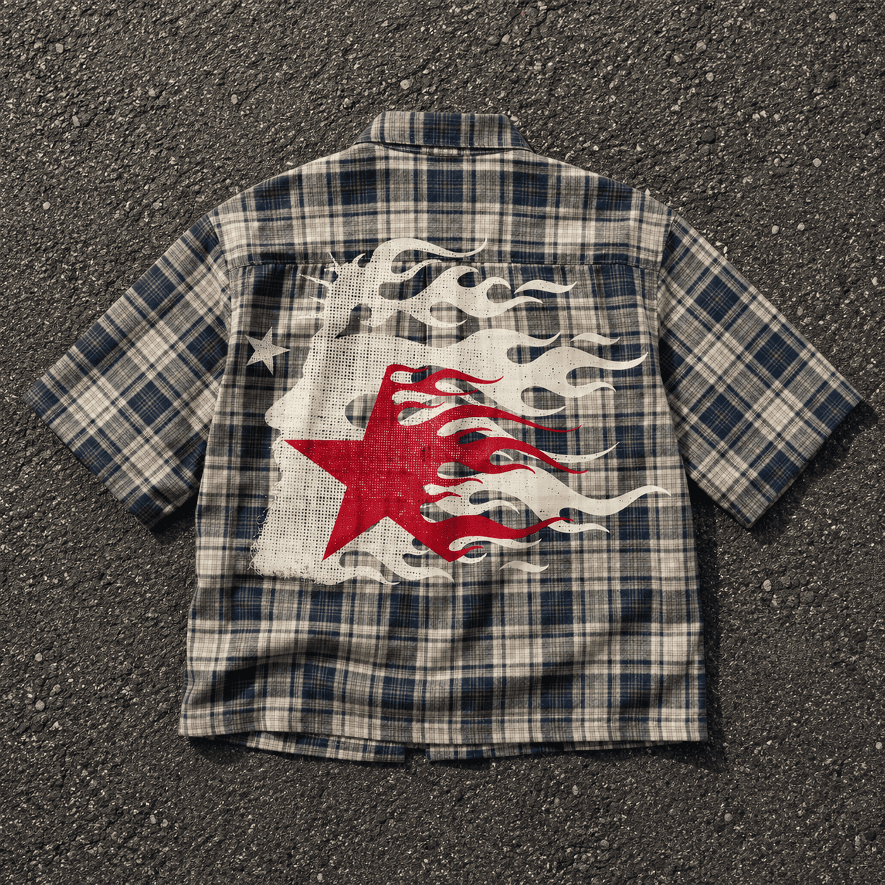 God Speed Vintage Jesus Graphic Plaid Jacket Shirt