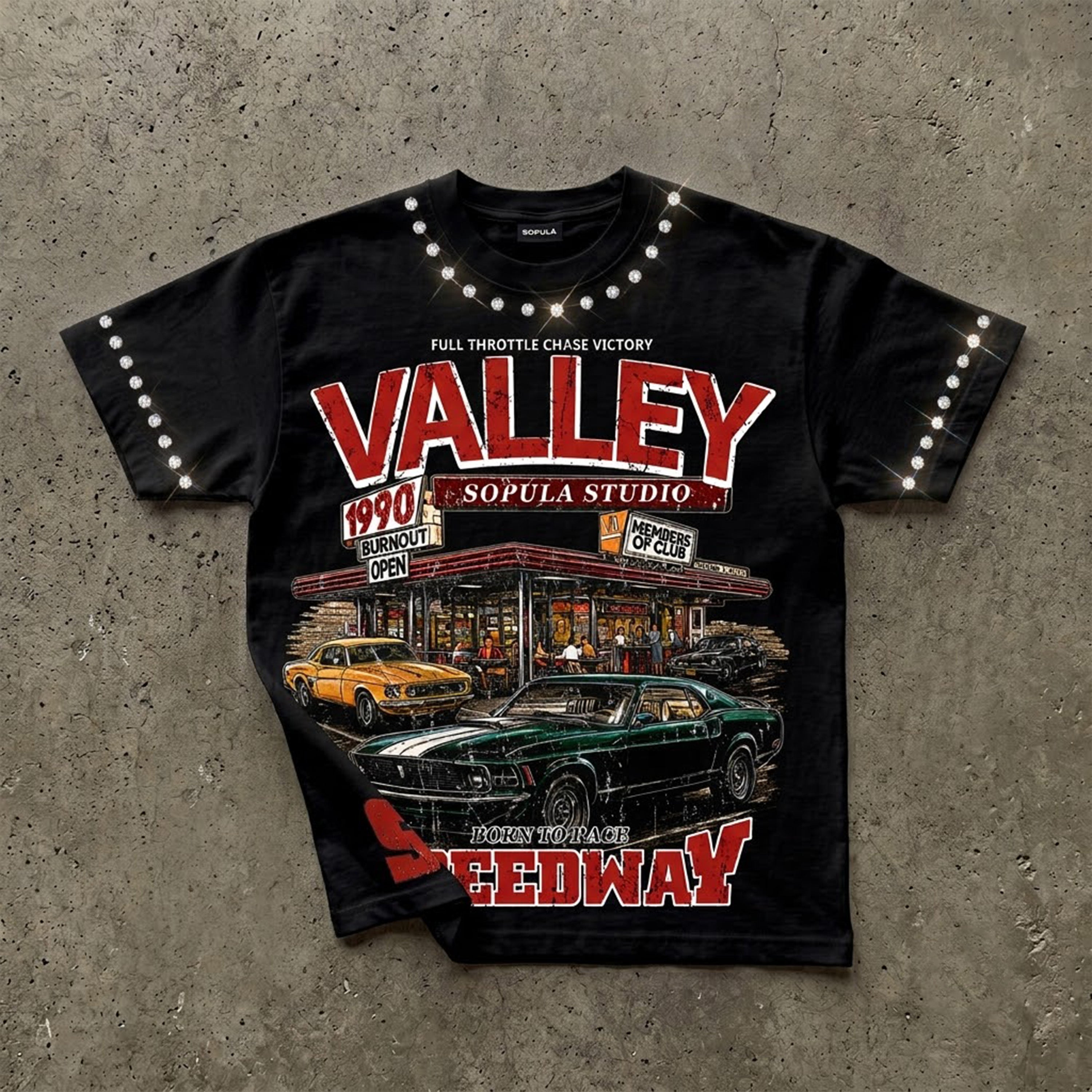 Valley Racing Speedway Vintage Graphic T-shirt