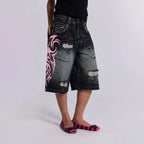 Men's Retro Y2k Fashion Denim Shorts