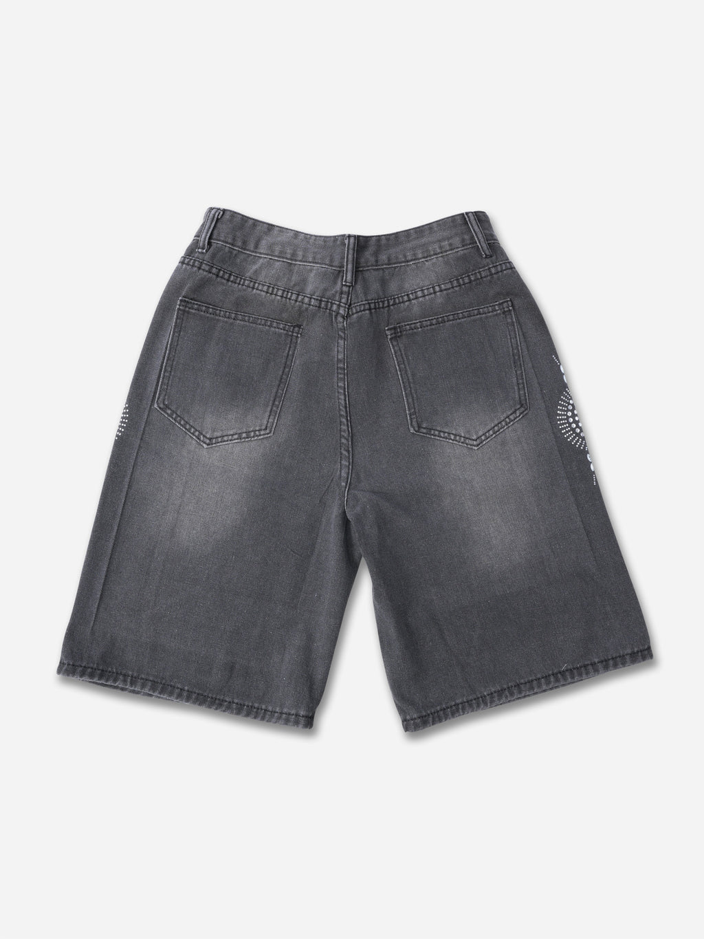 Men's Street Heavy Diamond Denim Shorts
