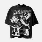Saint Child Of God Bible Prayer Graphic Cotton T-shirt