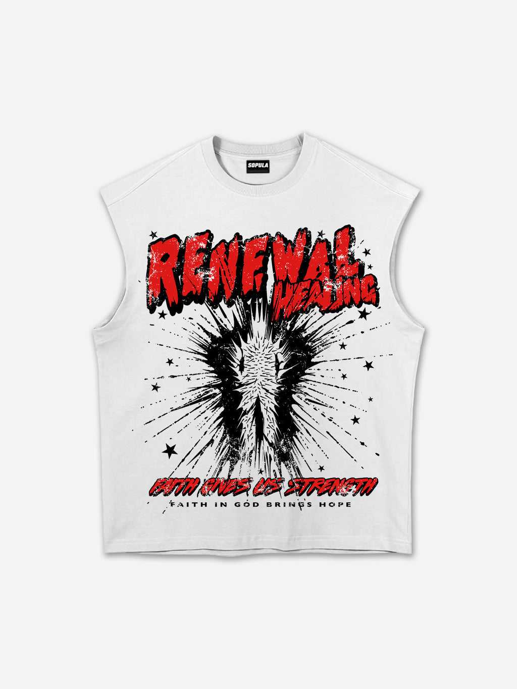 Rebirth Vintage Graphic Tank Top
