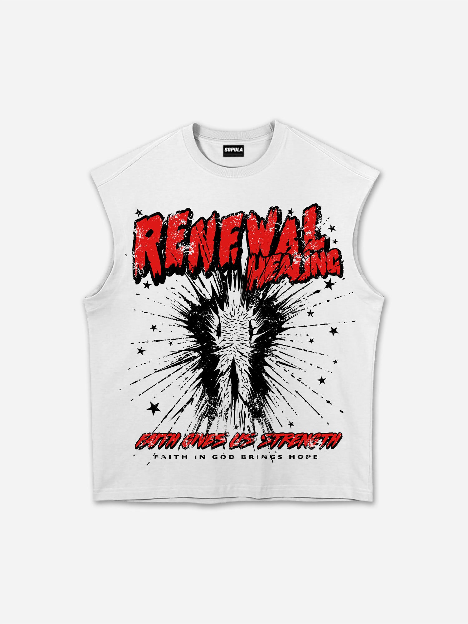 Rebirth Vintage Graphic Tank Top