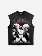 Blind Mute Bound Vintage Angel Graphic Tank Top