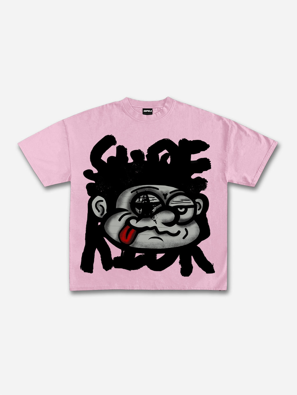 Vintage Big Face Graphic T-Shirt