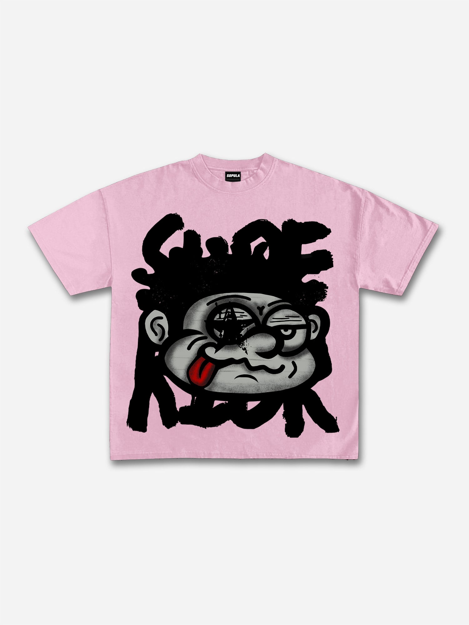 Vintage Big Face Graphic T-Shirt