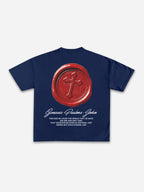 Cross Seal John 3：16 Graphic Cotton T-shirt