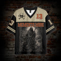 Memento Mori Horror Graphic Mesh Jersey T-shirt