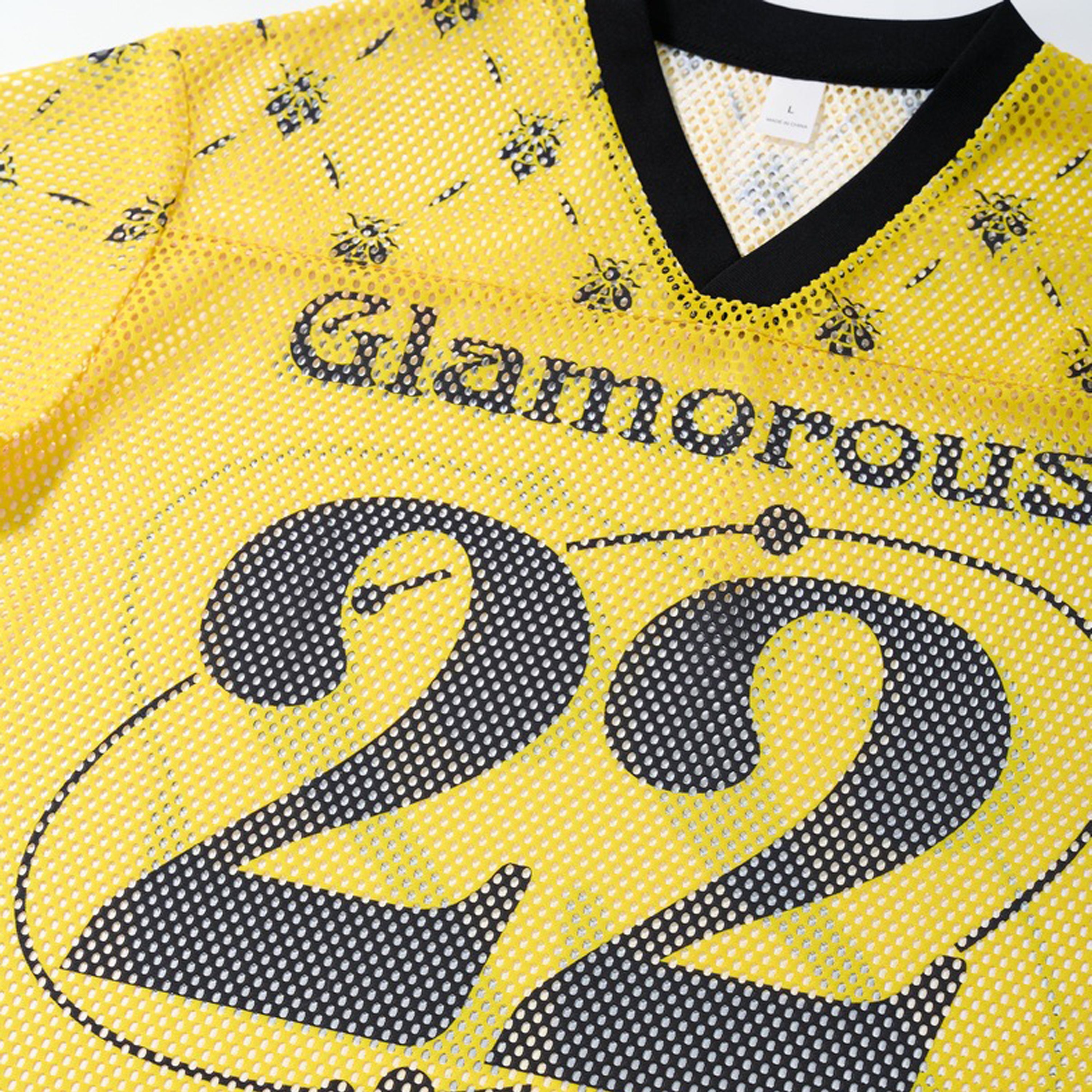 Bee Print No. 22 Mesh Jersey