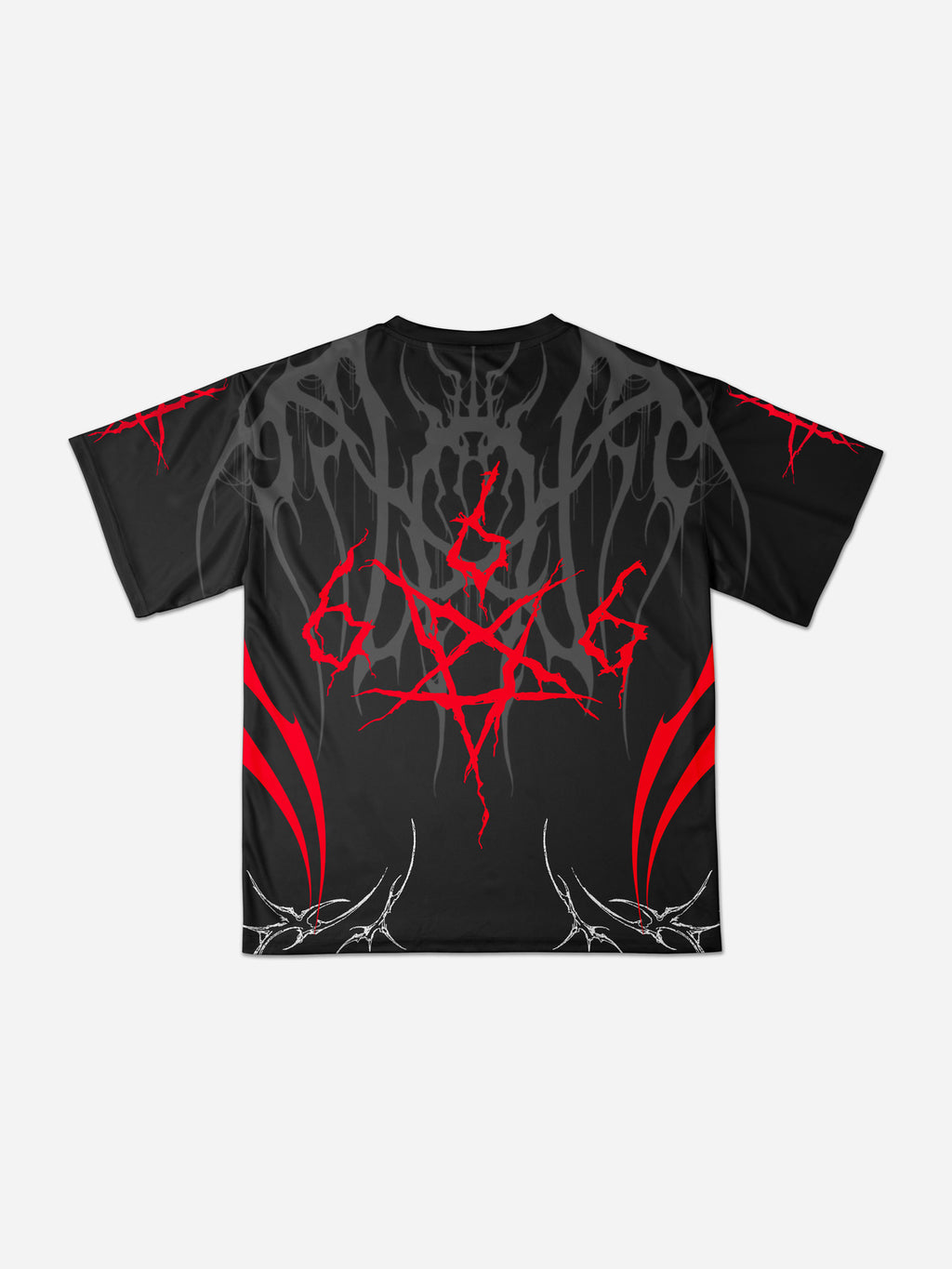 Y2k Dark Thorn Revenge Graphic Mesh Jersey