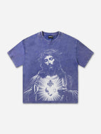 Men's Vintage Jesus Acid Washed T-shirt