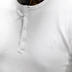 Men's Sports Fitness Stretch Long-sleeve Polo T-shirt