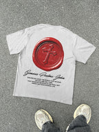 Cross Seal John 3：16 Graphic Cotton T-shirt