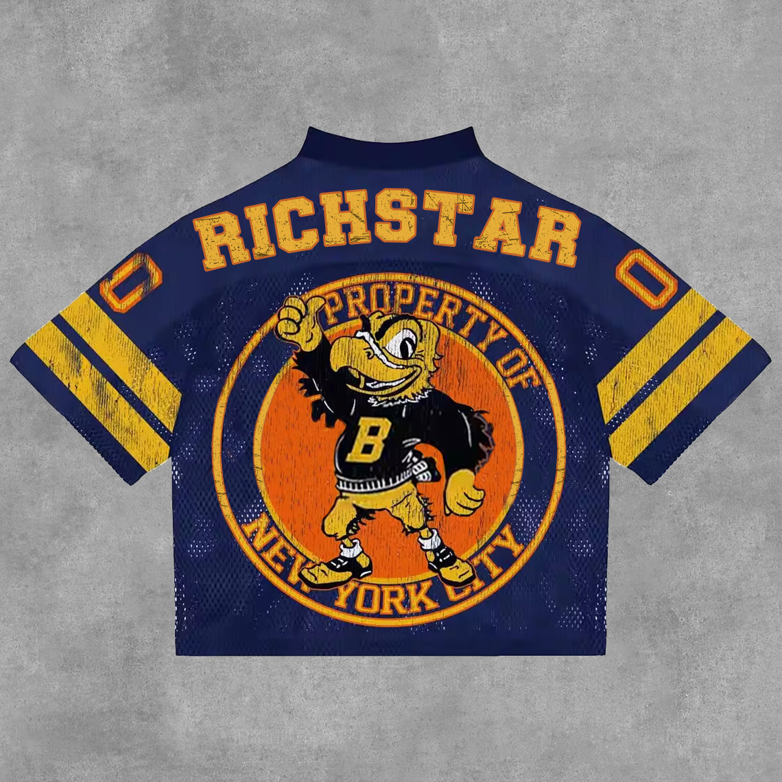 Vintage Rich Star Graphics Blokecore Blokette V-neck T-shirt