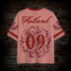 Scotland Thistle Football Graphic Mesh Jersey T-shirt