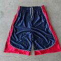 Men's Stylish Unique Color-blocked Drawstring Casual Shorts