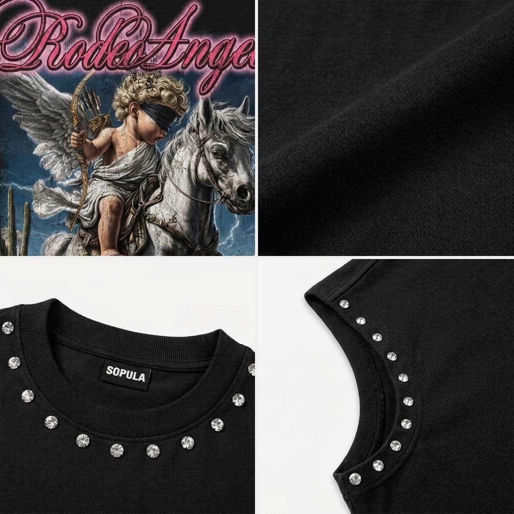 Rodeo Angel Retro Graphic Tank Top