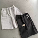 Men's Fashion Cotton Pocket Drawstring Sports Shorts