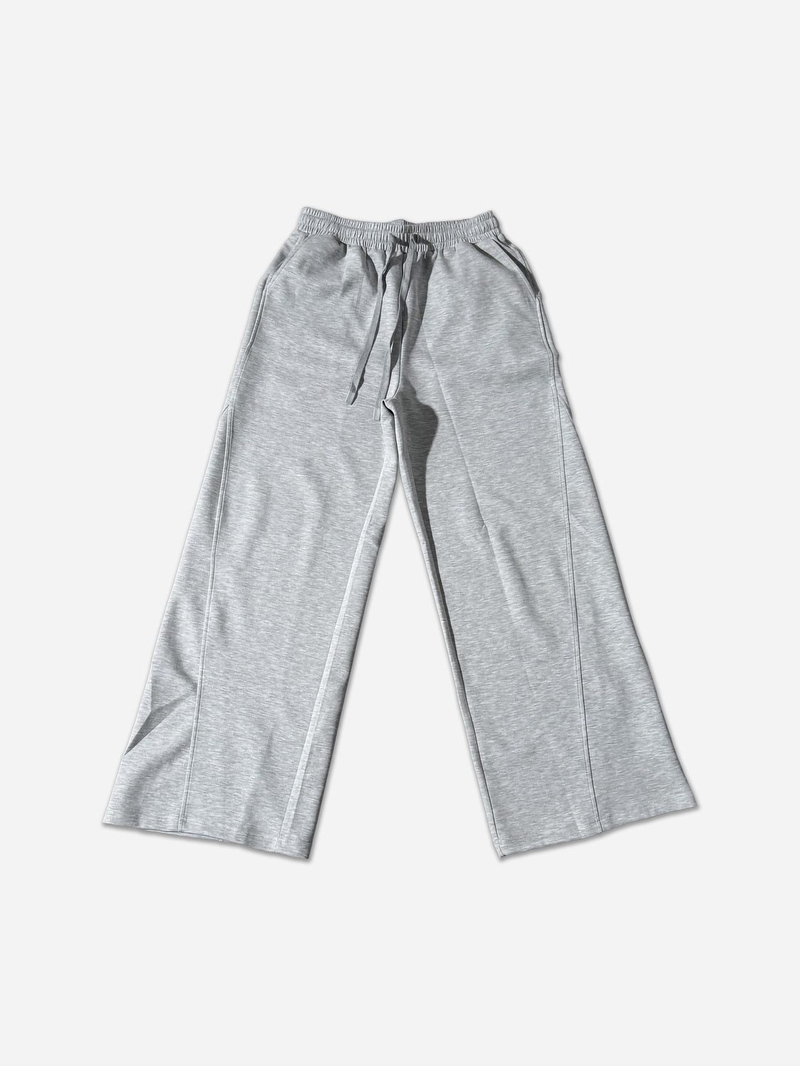 Retro High Street Scimitar Stitching Wide Leg Sports Pants