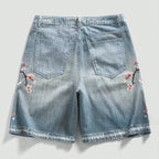 Streetwear Japanese Floral Shorts Jorts