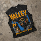 Valley Skull Racer Graphic Tank Top