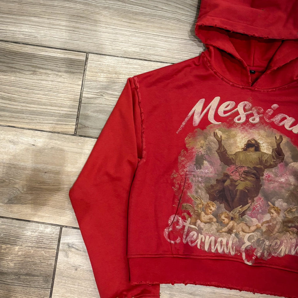 Vintage Messiah Red Hoodie