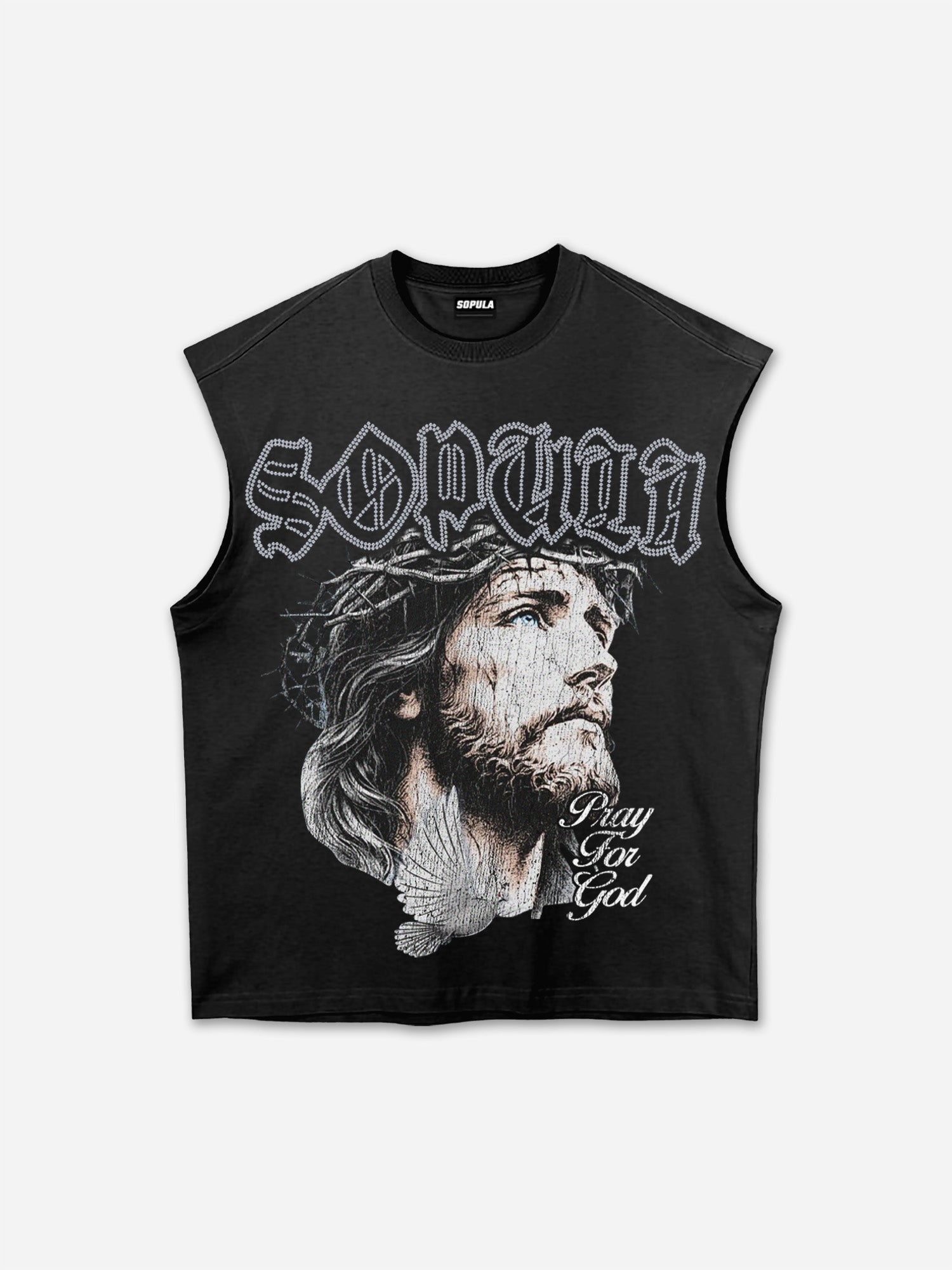 Sopula Jesus Prayer Graphic Tank Top