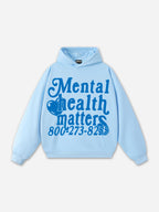 Mental Health Matters Terry Heavy Hoodie