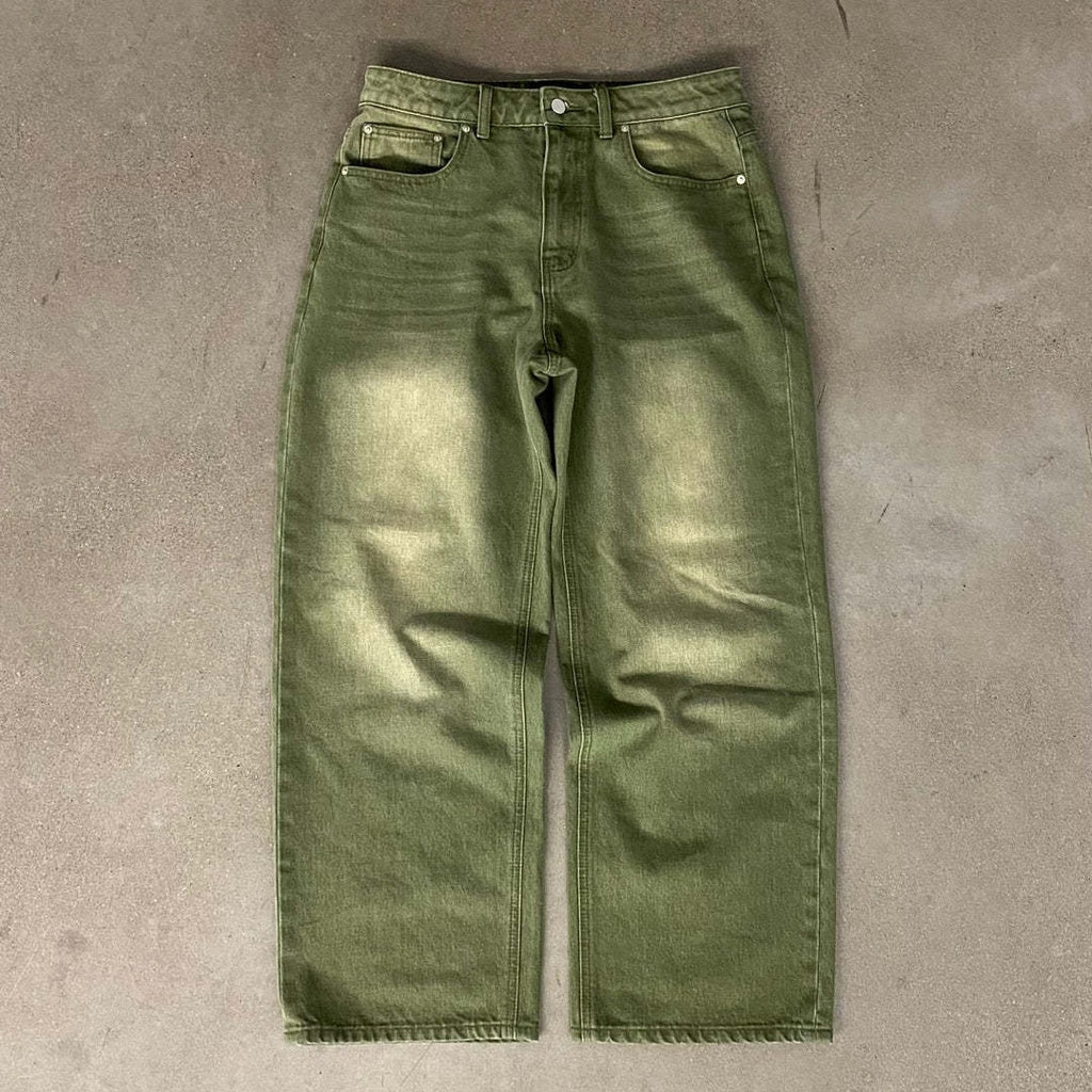 Men's Hip-hop Retro Washed Baggy Jeans