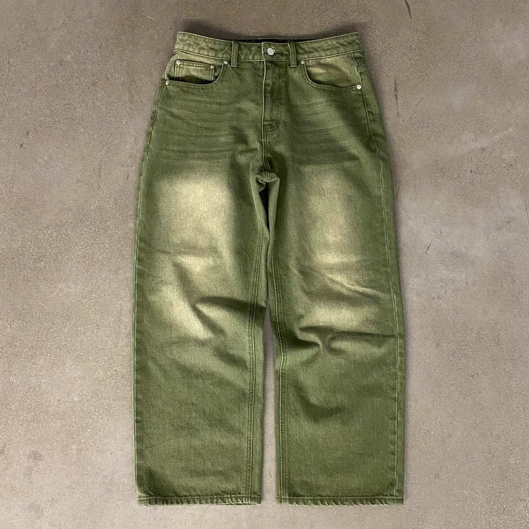 Men's Hip-hop Retro Washed Baggy Jeans