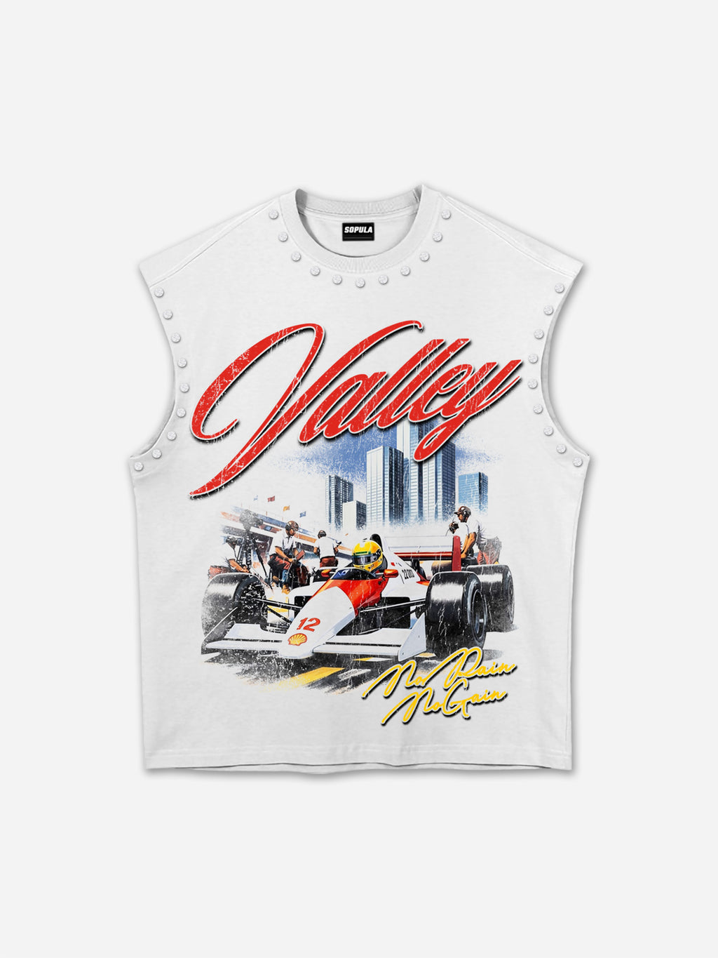 Valley Formula Racing Vintage Graphic Tank Top