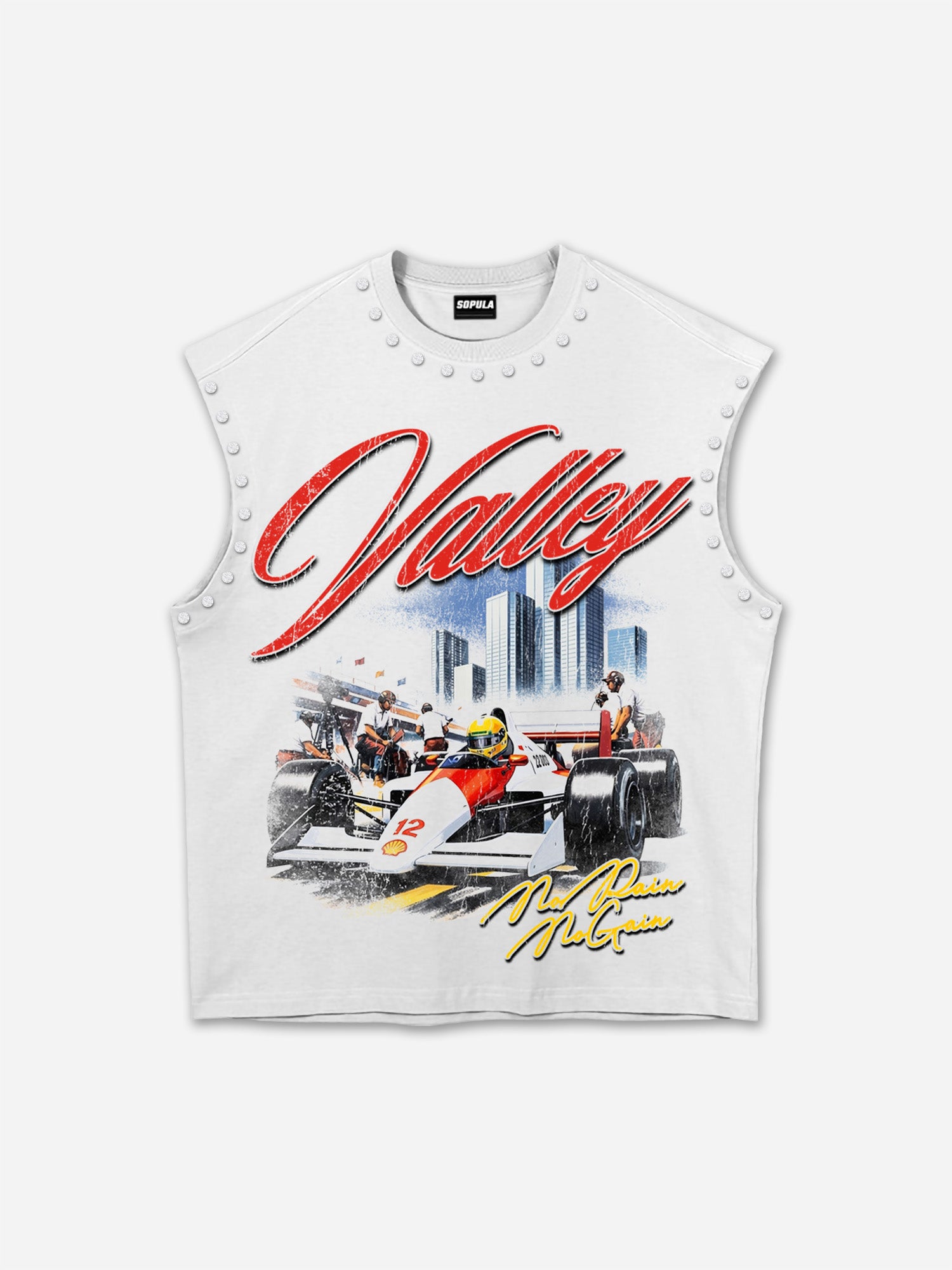 Valley Formula Racing Vintage Graphic Tank Top